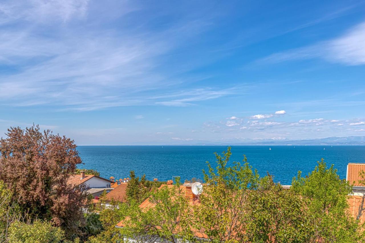 Villa Milena With Pool And Sea View Crveni Vrh Exterior photo